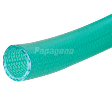Tubo de manguera de plástico reforzado con fibra de PVC transparente de 15 mm 7bar